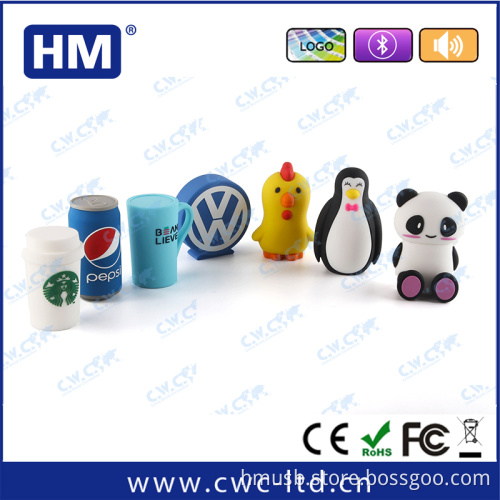 BSCI factory Custom Shape mini bluetooth speaker with small MOQ Fancy Design for best promotional gifts